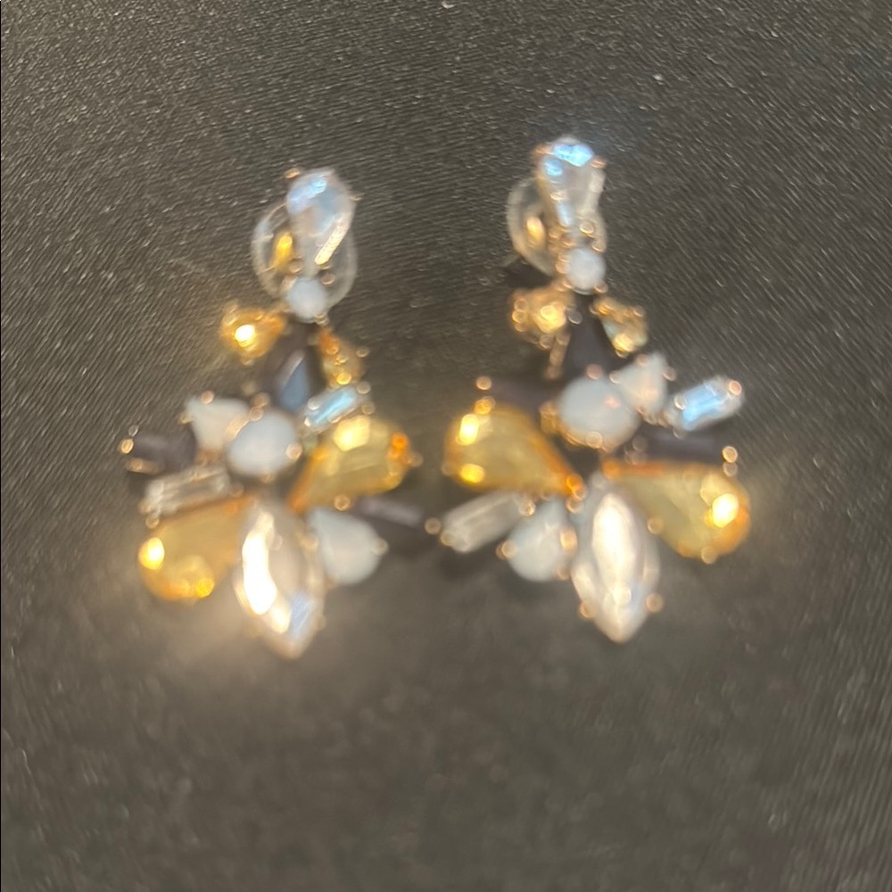 Elegant Gold and Silver Earrings